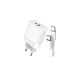 Alimentatore 18W USB/USB-C + cavo USB-C