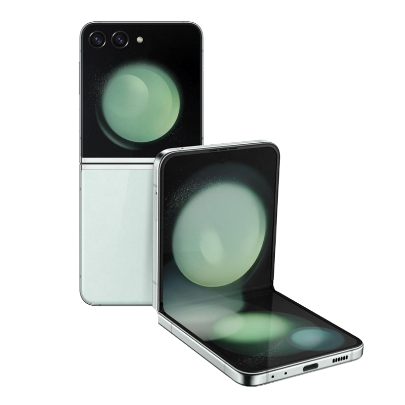 Samsung Galaxy Z Flip5 Smartphone AI RAM 8GB Display 3,4" Super AMOLED/6,7" Dynamic AMOLED 2X Mint 512GB